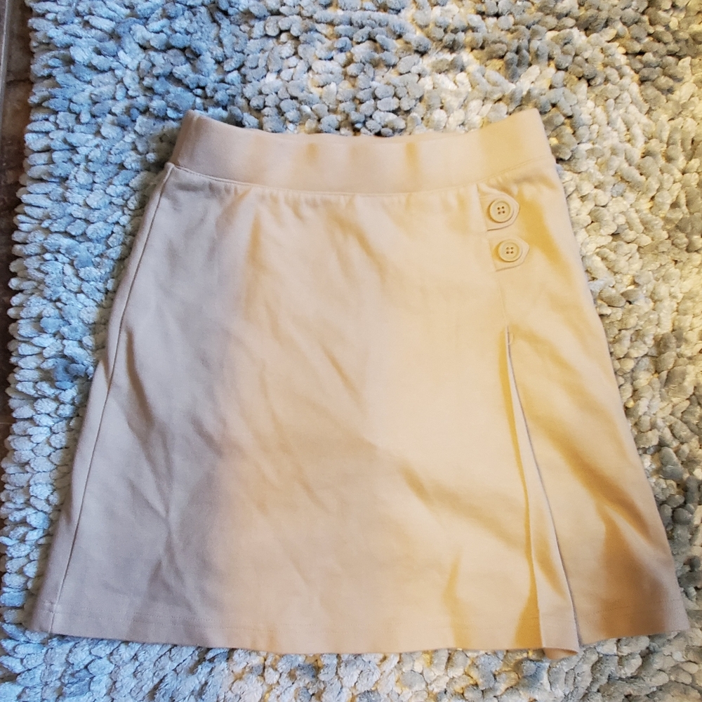 Girls school uniform skirt with built in shorts